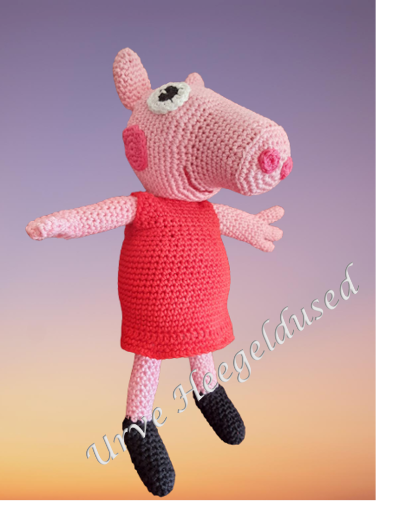 Urve heegeldused, heegeldatud mänguasjad, Peppa